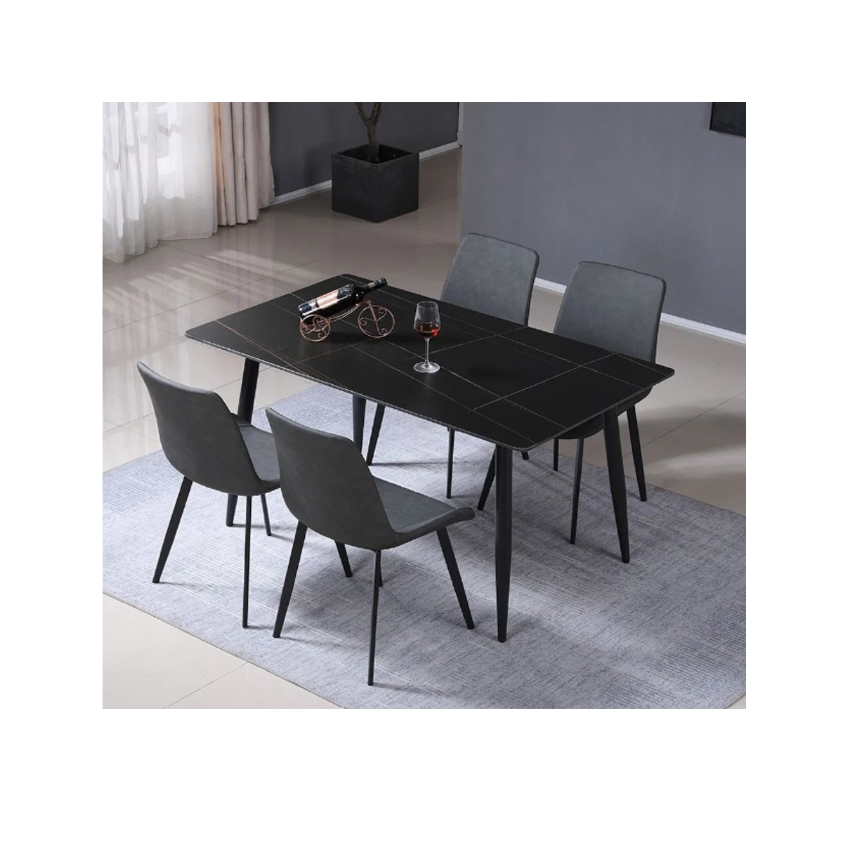 Comedor de Vidrio 4 sillas